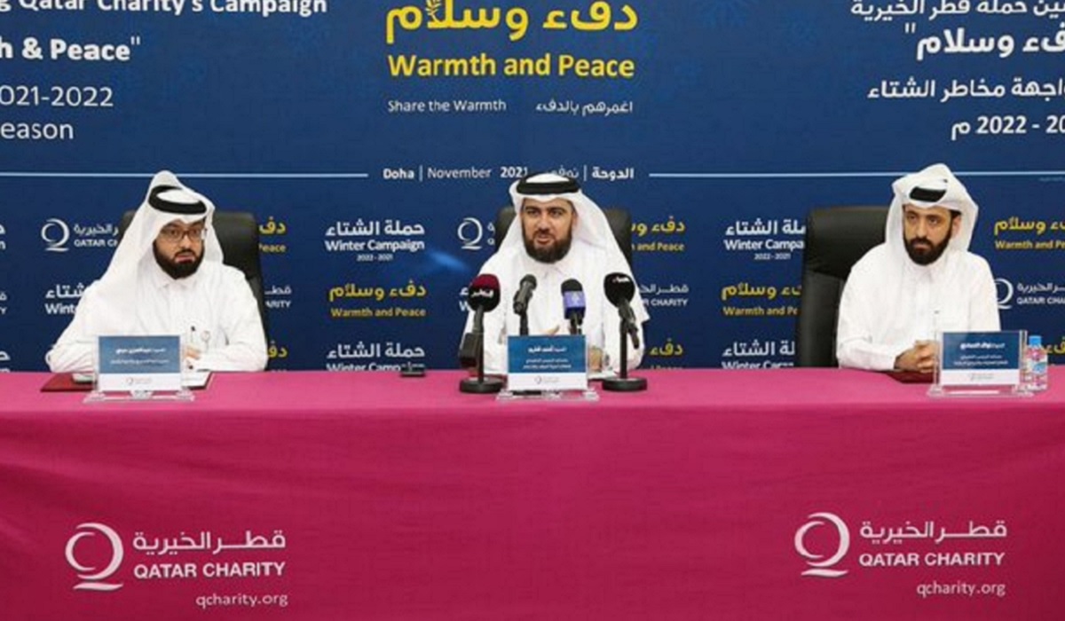 Qatar Charity Launches 'Warmth and Peace' Campaign in 17 Countries